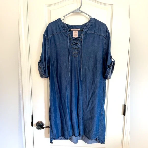 maxi denim dresses County Line Denim Maxi Dress main image 1